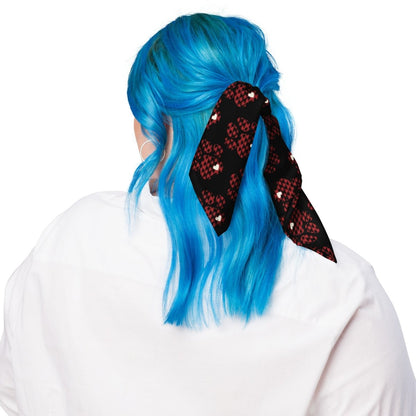 Red Buffalo Plaid Dog Paw Bandana