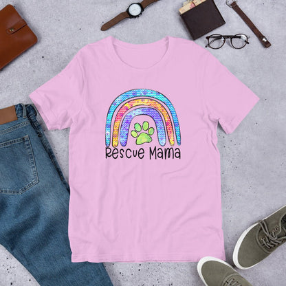 Rescue Dog Mama T-Shirt