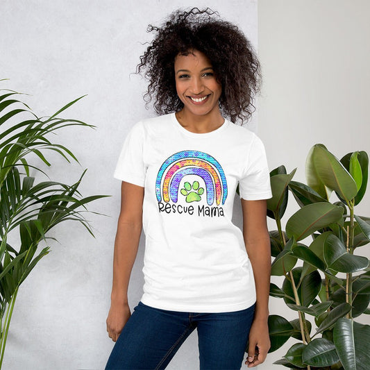 Rescue Dog Mama T-Shirt