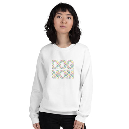 Spring Plaid Dog Mom Sweatshirt
