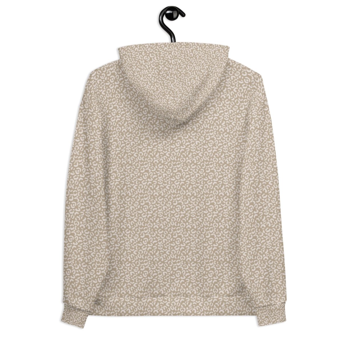 Taupe Leopard Print Dog Mom Hoodie