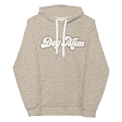 Taupe Leopard Print Dog Mom Hoodie