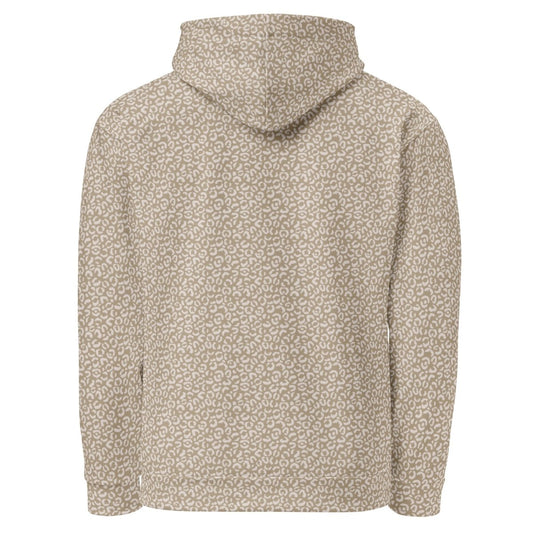 Taupe Leopard Print Dog Mom Hoodie