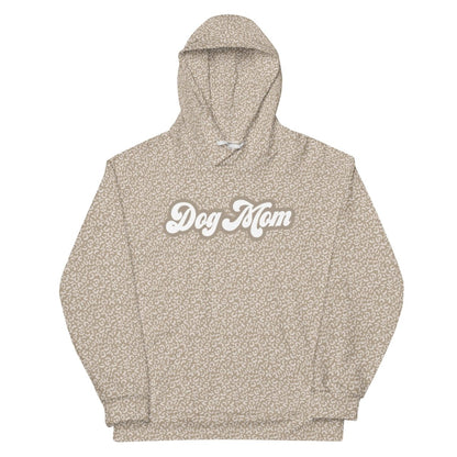 Taupe Leopard Print Dog Mom Hoodie