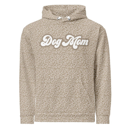 Taupe Leopard Print Dog Mom Hoodie