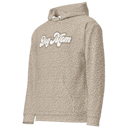 Taupe Leopard Print Dog Mom Hoodie
