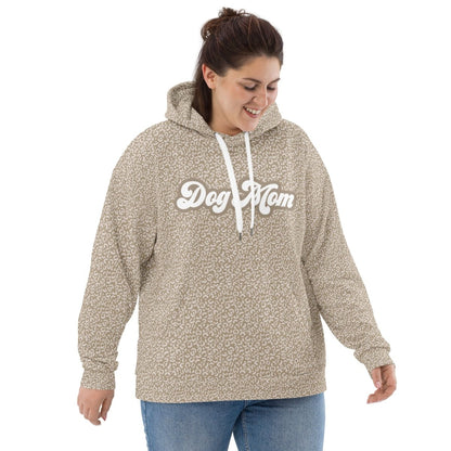 Taupe Leopard Print Dog Mom Hoodie