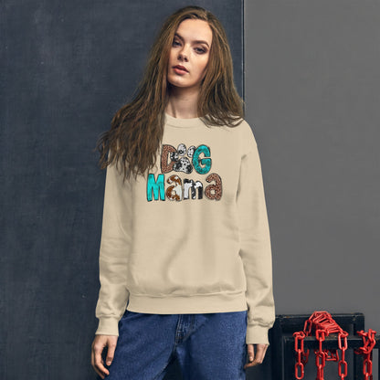 Dog Mama Cowhide Sweatshirt