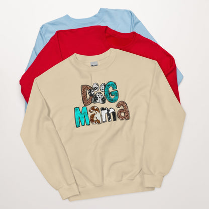 Dog Mama Cowhide Sweatshirt
