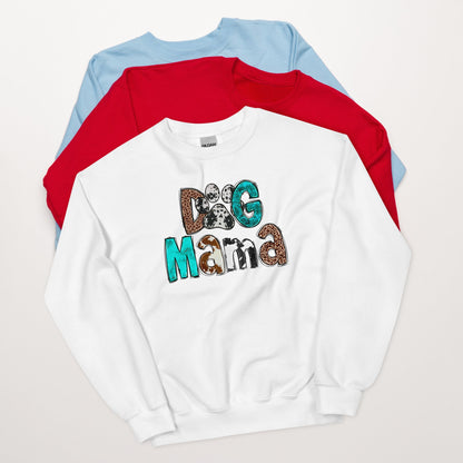 Dog Mama Cowhide Sweatshirt