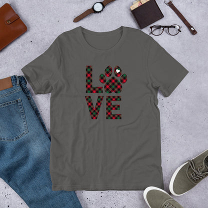 Dog LOVE Christmas T-Shirt