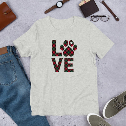 Dog LOVE Christmas T-Shirt