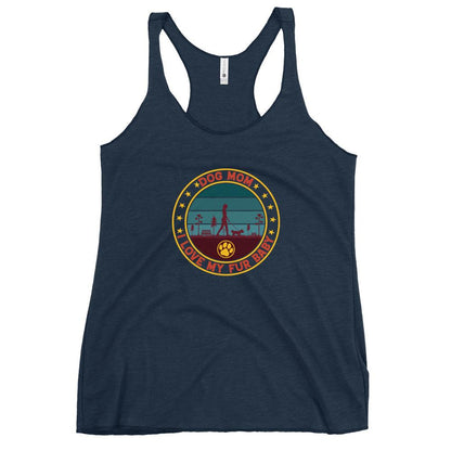 Dog Mom Vintage Racerback Tank