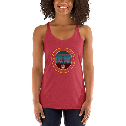 Dog Mom Vintage Racerback Tank