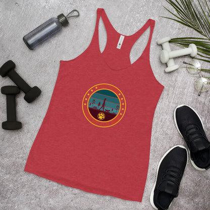 Dog Mom Vintage Racerback Tank
