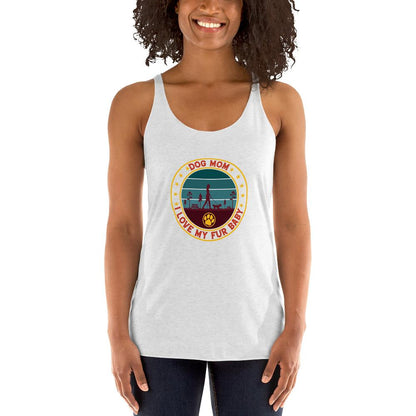 Dog Mom Vintage Racerback Tank