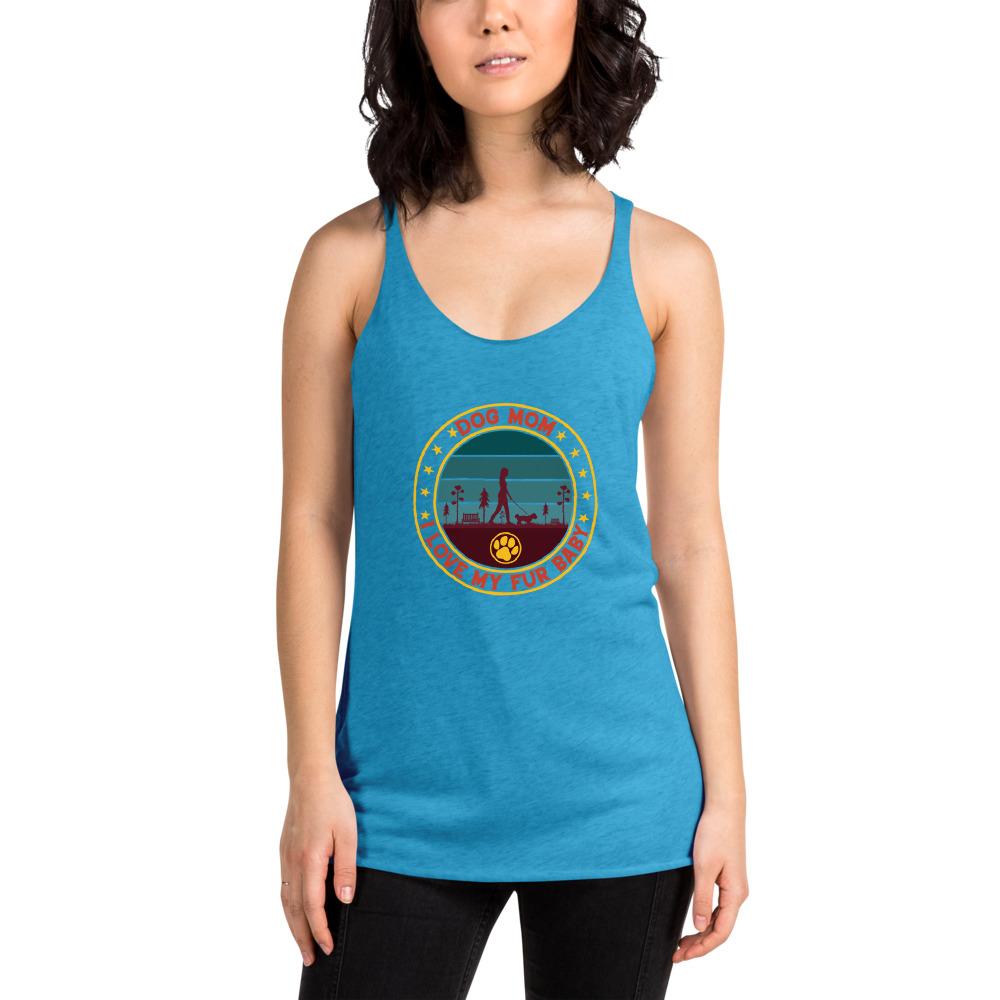 Dog Mom Vintage Racerback Tank
