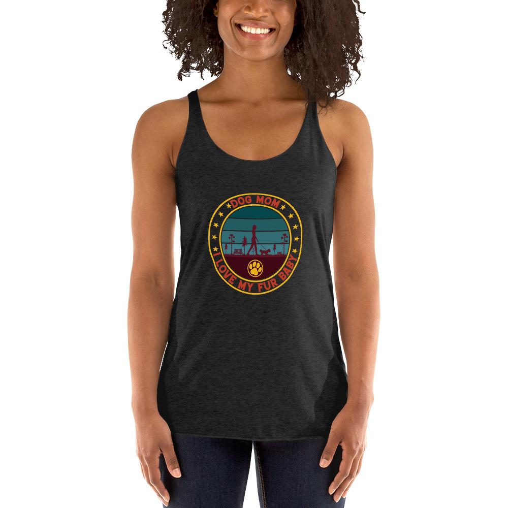 Dog Mom Vintage Racerback Tank
