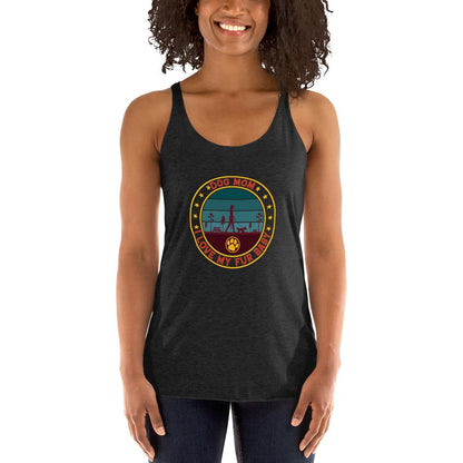 Dog Mom Vintage Racerback Tank