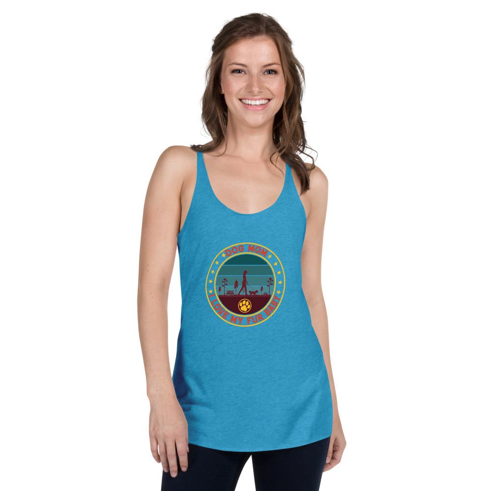Dog Mom Vintage Racerback Tank