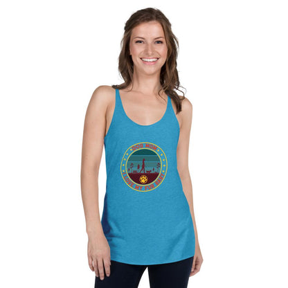 Dog Mom Vintage Racerback Tank