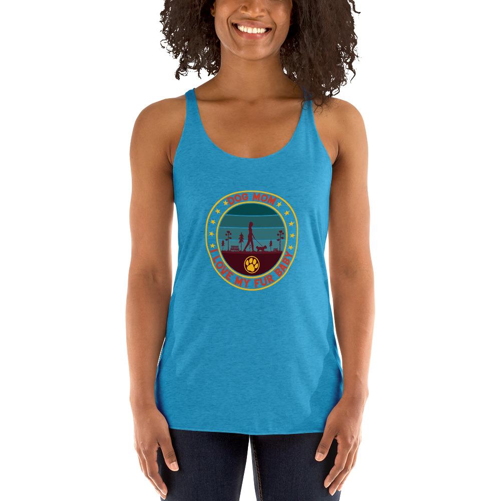 Dog Mom Vintage Racerback Tank