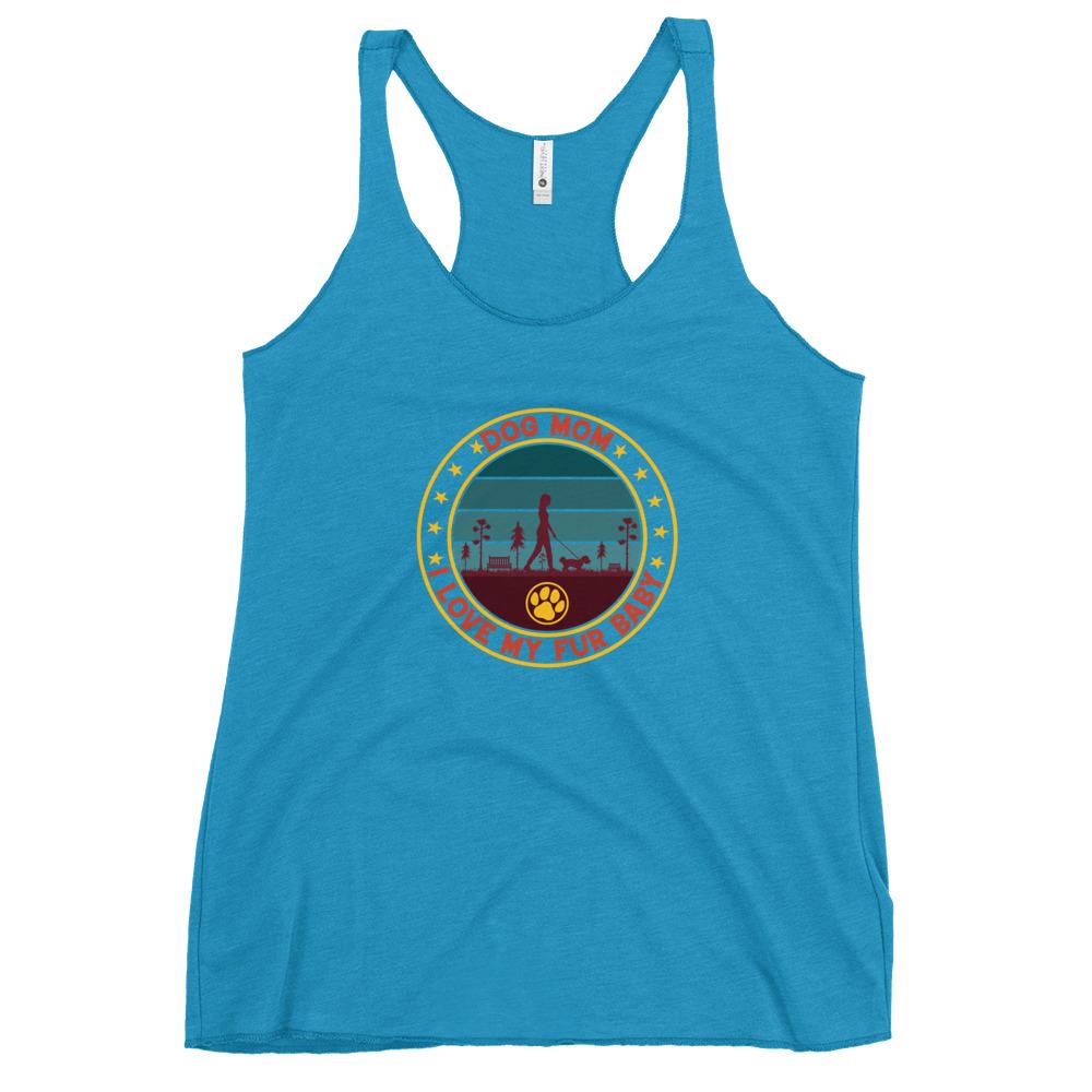 Dog Mom Vintage Racerback Tank