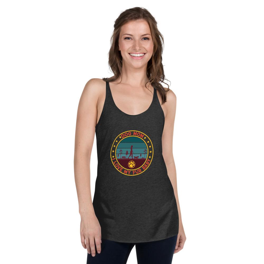 Dog Mom Vintage Racerback Tank
