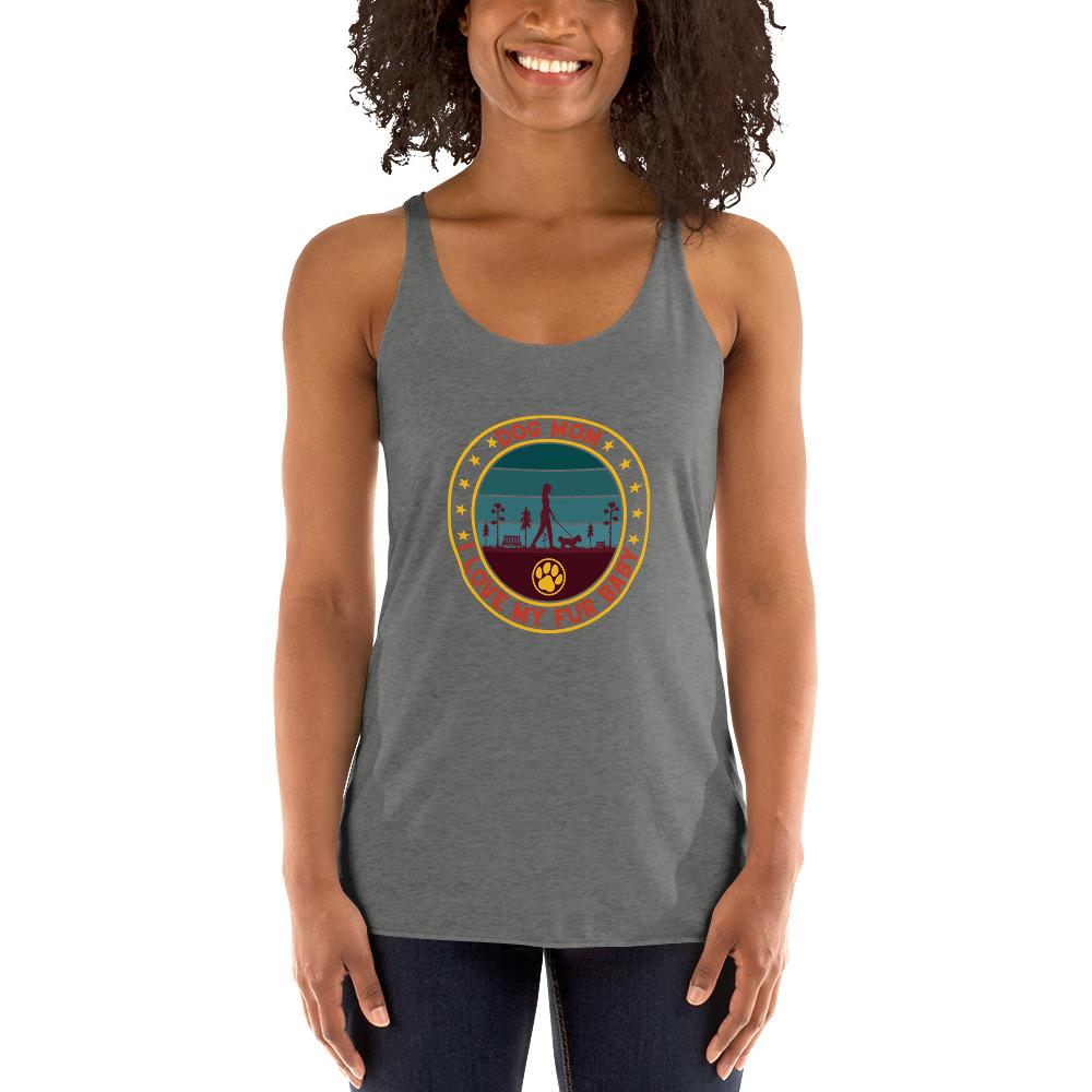 Dog Mom Vintage Racerback Tank