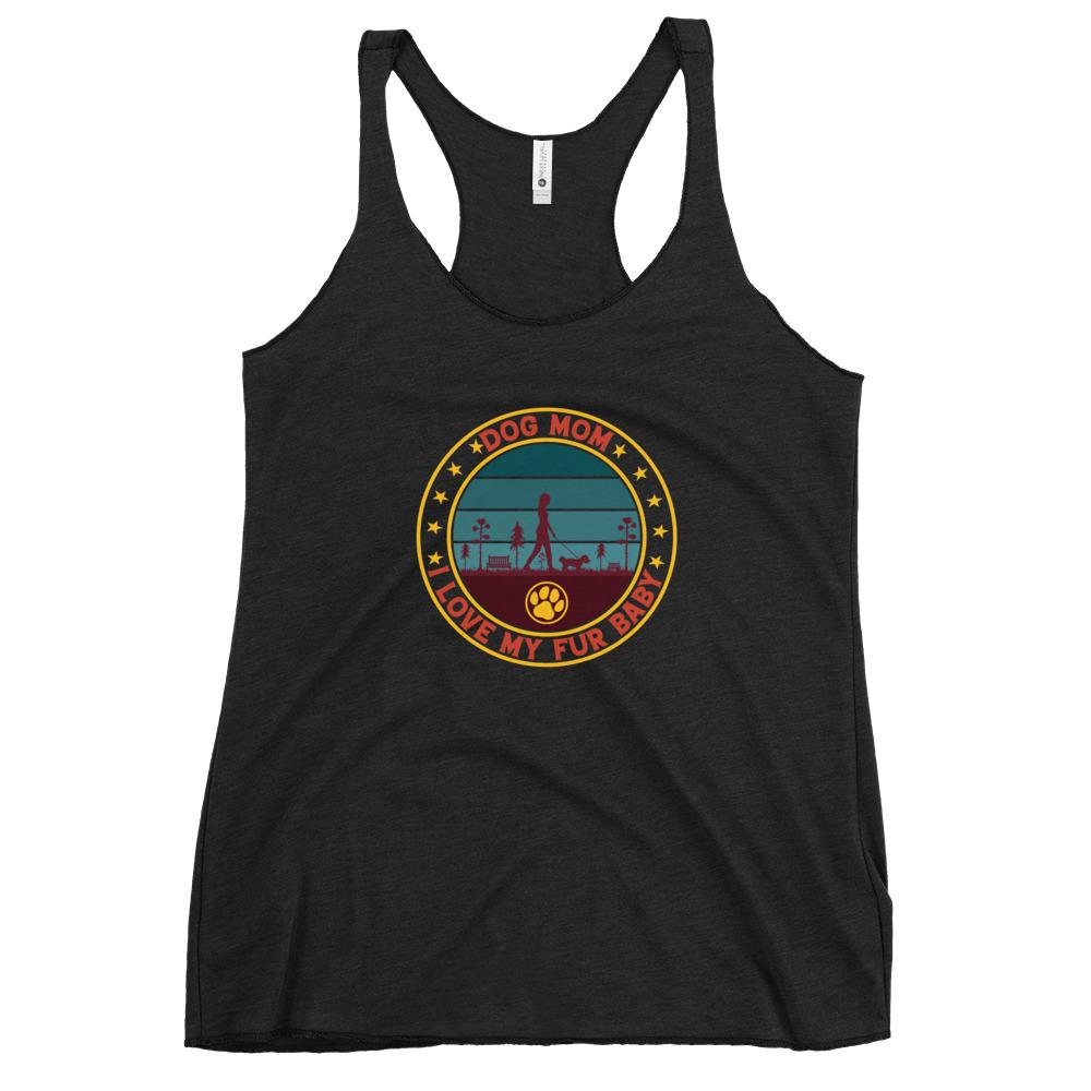 Dog Mom Vintage Racerback Tank