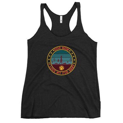 Dog Mom Vintage Racerback Tank