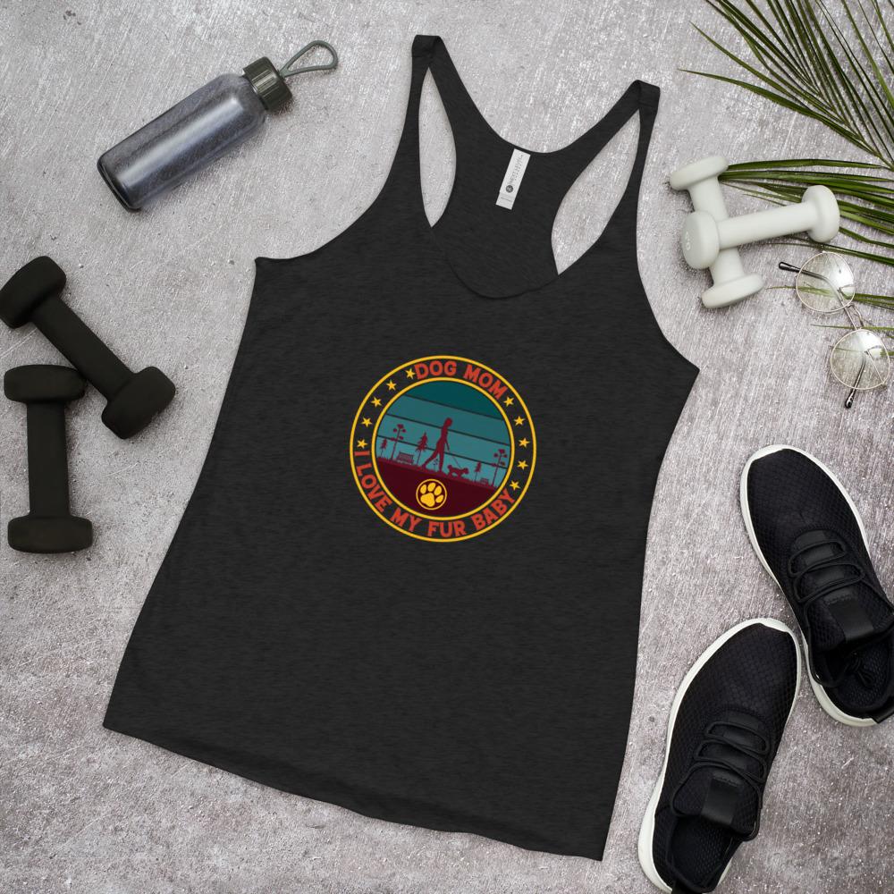 Dog Mom Vintage Racerback Tank