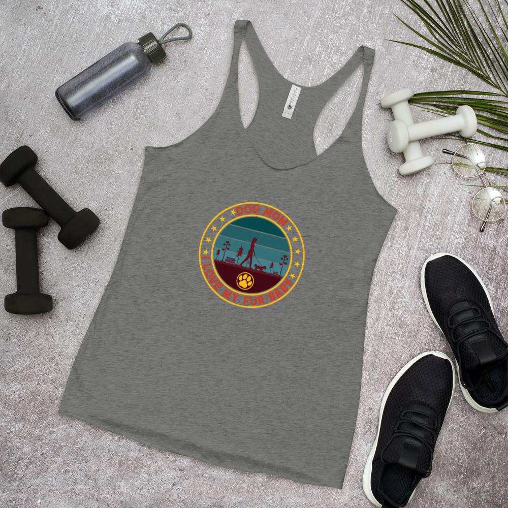 Dog Mom Vintage Racerback Tank