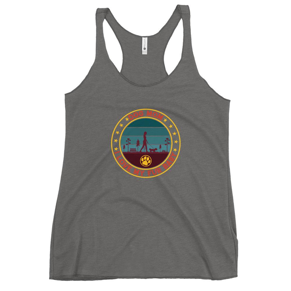 Dog Mom Vintage Racerback Tank