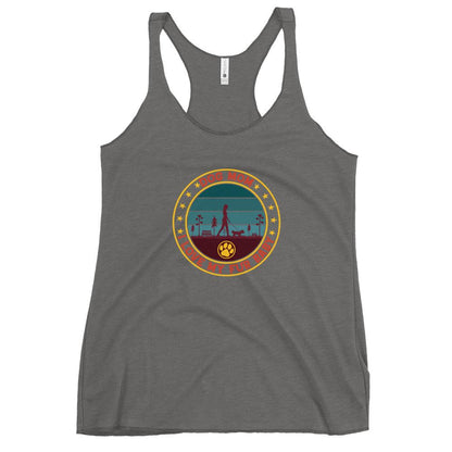 Dog Mom Vintage Racerback Tank