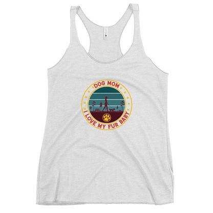 Dog Mom Vintage Racerback Tank