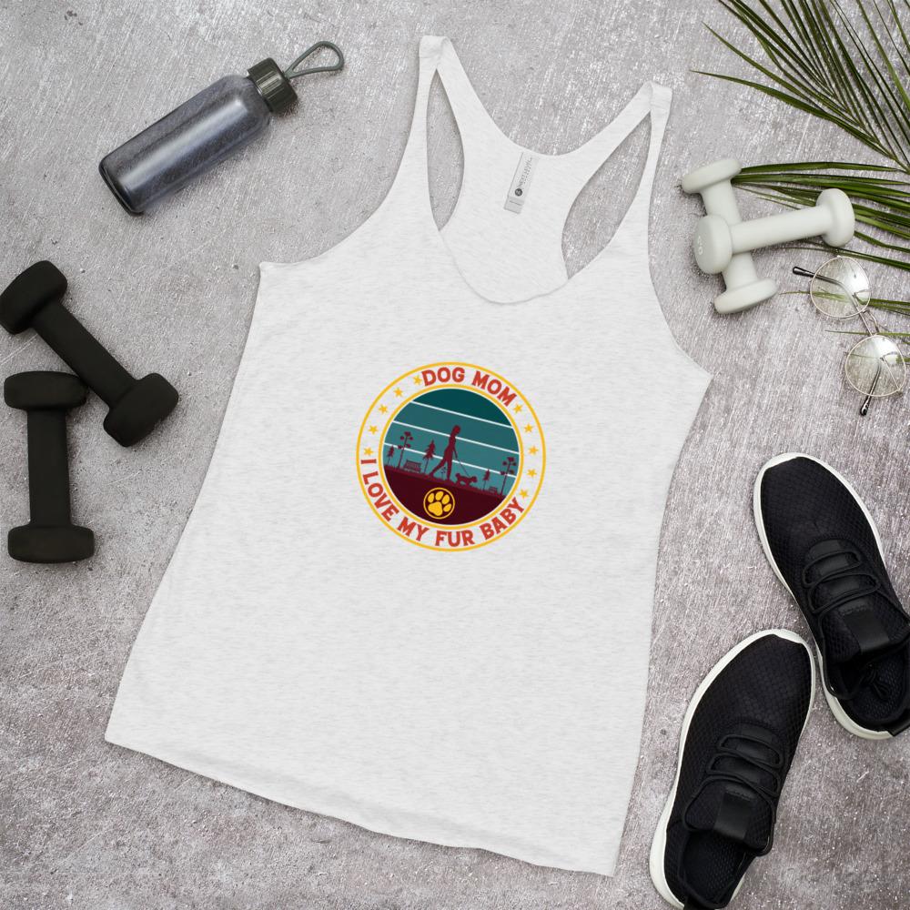 Dog Mom Vintage Racerback Tank