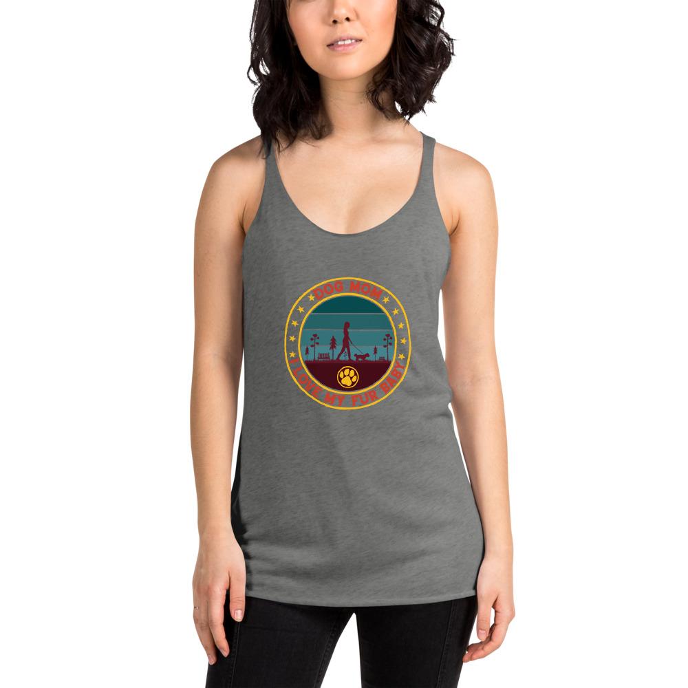 Dog Mom Vintage Racerback Tank