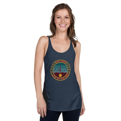 Dog Mom Vintage Racerback Tank
