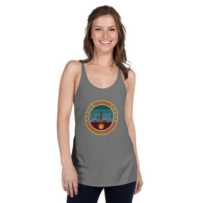 Dog Mom Vintage Racerback Tank