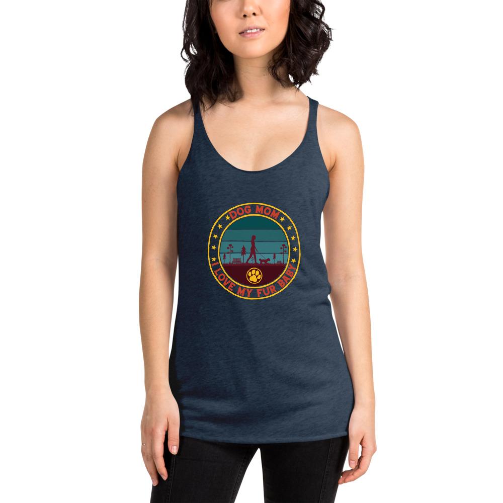 Dog Mom Vintage Racerback Tank