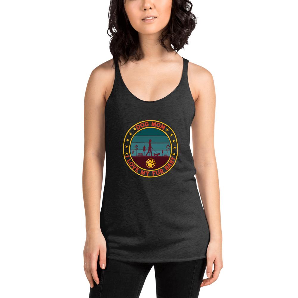 Dog Mom Vintage Racerback Tank