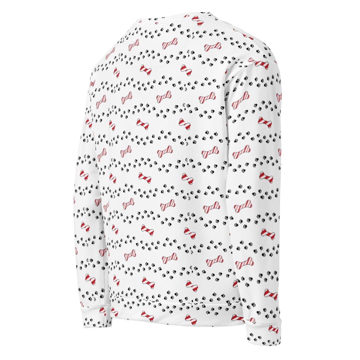 White Merry Christmas Paw Sweatshirt