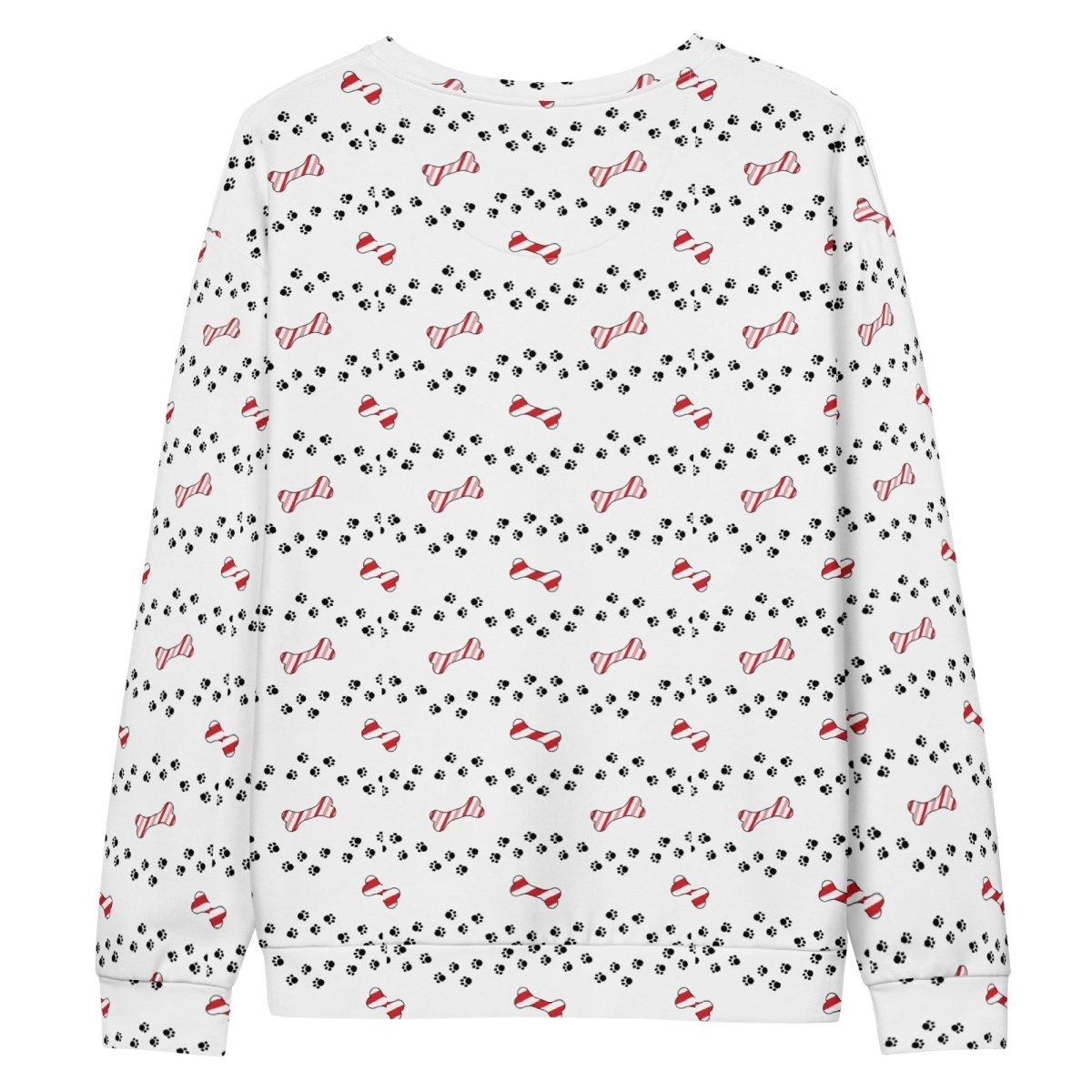 White Merry Christmas Paw Sweatshirt