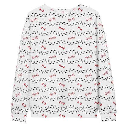 White Merry Christmas Paw Sweatshirt
