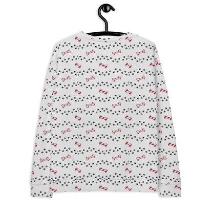 White Merry Christmas Paw Sweatshirt