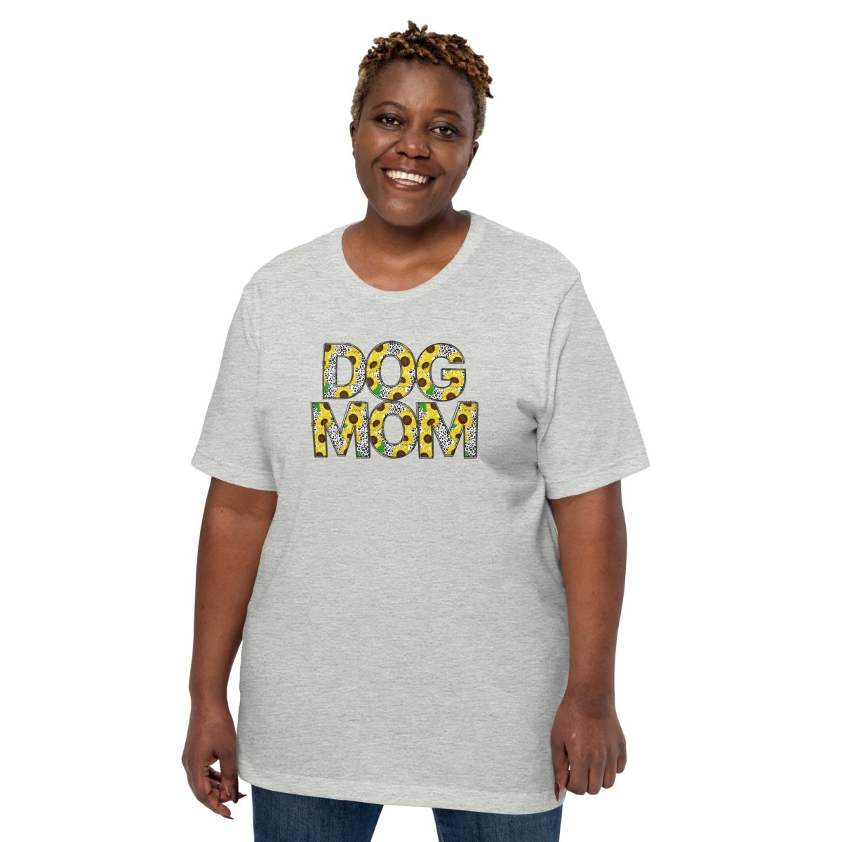 Yellow Sunflowers Dog Mom T-Shirt