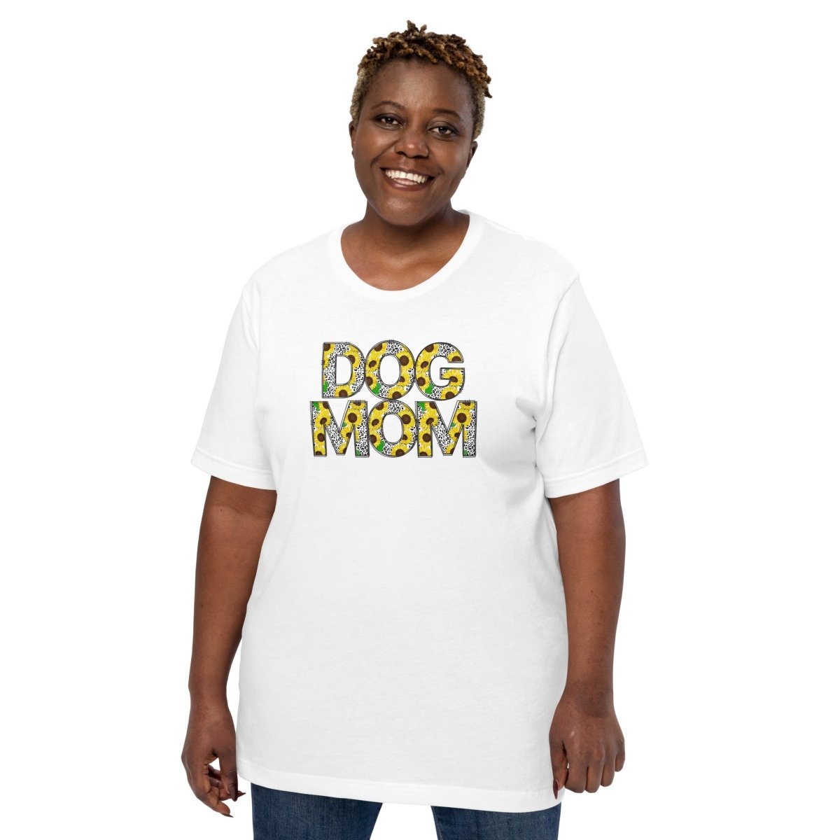 Yellow Sunflowers Dog Mom T-Shirt