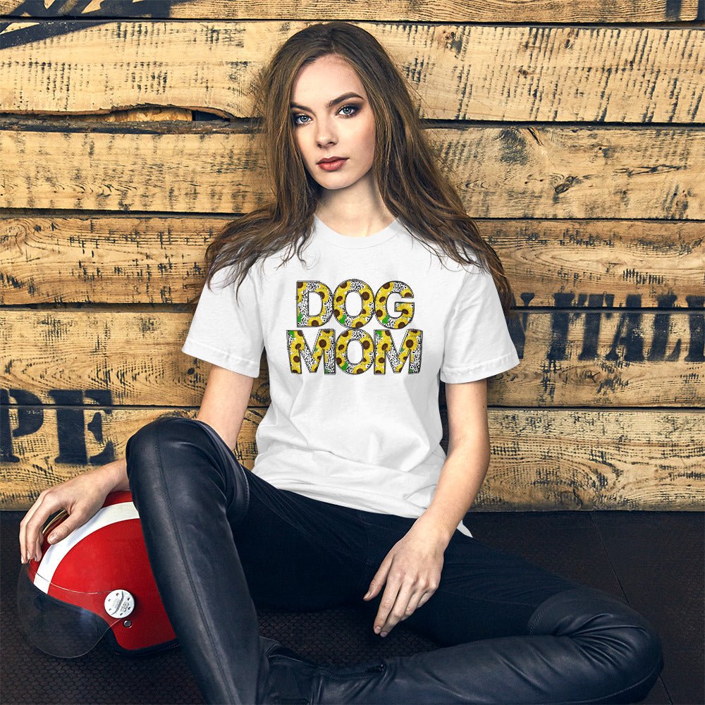 Yellow Sunflowers Dog Mom T-Shirt
