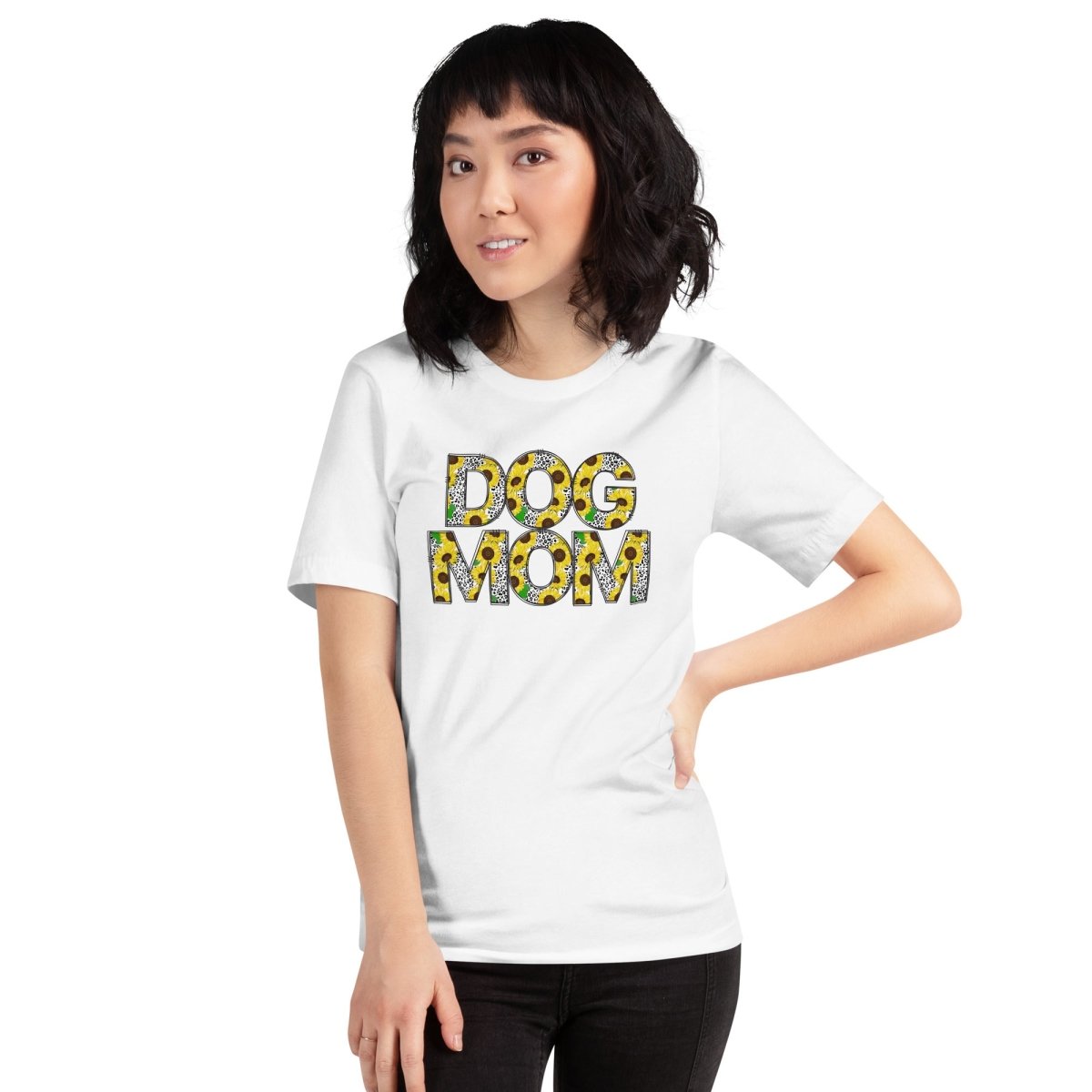 Yellow Sunflowers Dog Mom T-Shirt
